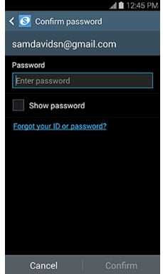 Как восстановить пароль аккаунт самсунг